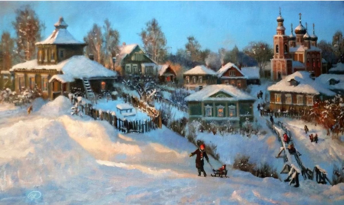 Владимир Жданов. Зима. Изображение из открытых источников 