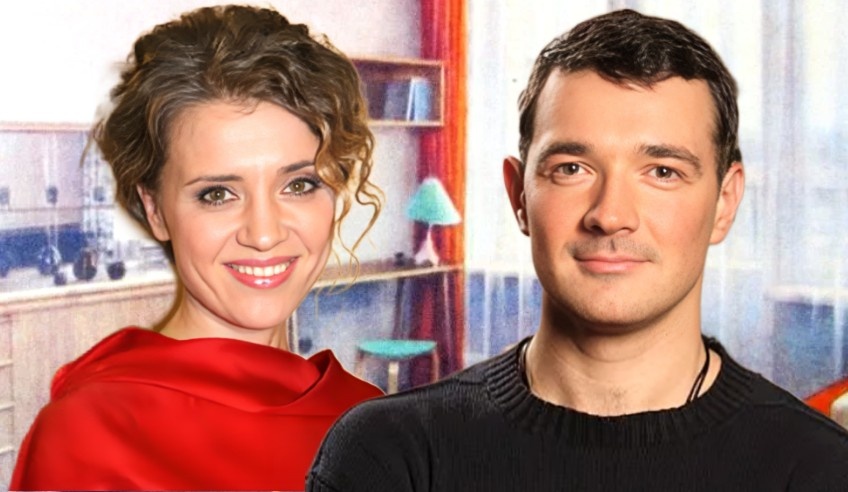 на фото Ксения Алфёрова и Егор Бероев 