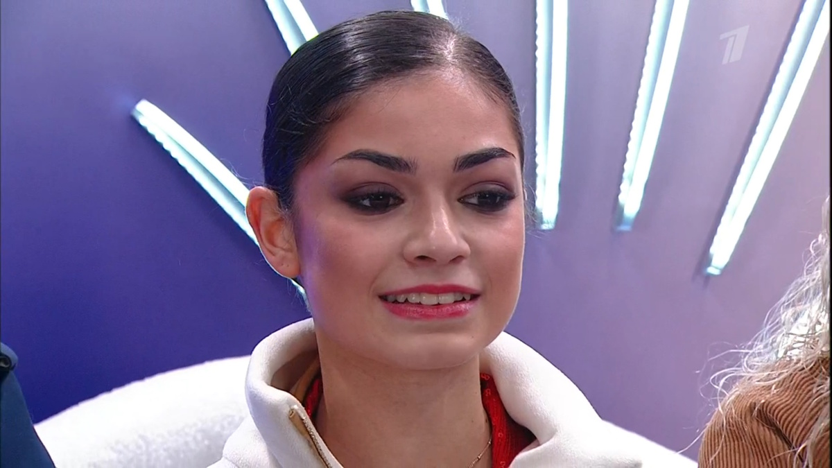    Аделия Петросян. Фото: стоп-кадр прямого эфира "Первого канала"