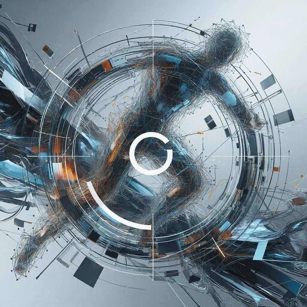 Абстрактный образ ИИ по версии нейросети.