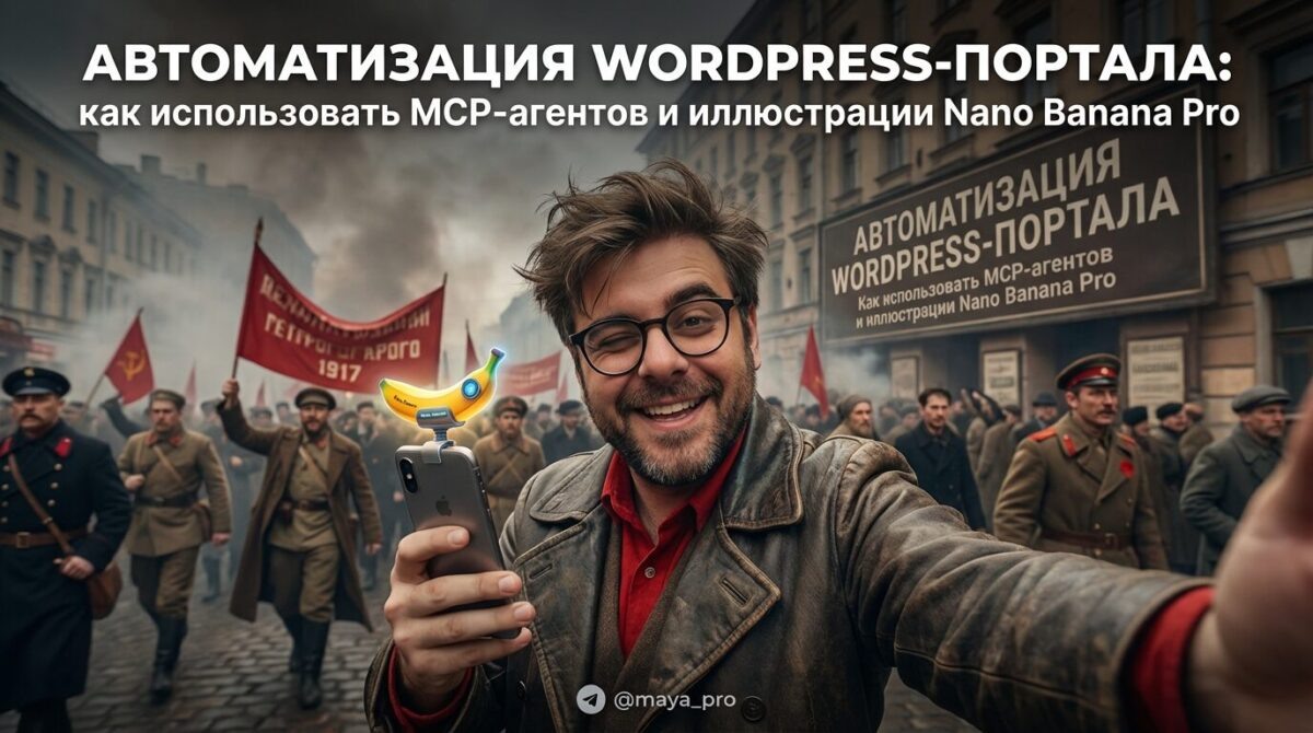    Иллюстрация к статье об автоматизации WordPress-портала. Артур Хорошев