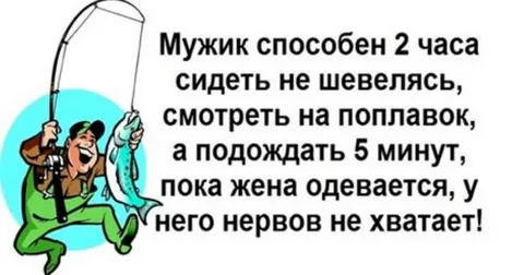 Добрые анекдоты про рыбалку и рыбаков