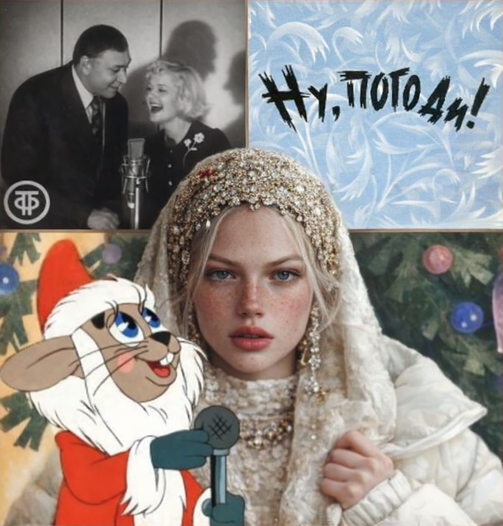 "Снегурочка" Александры Комович +"Ну погоди!"