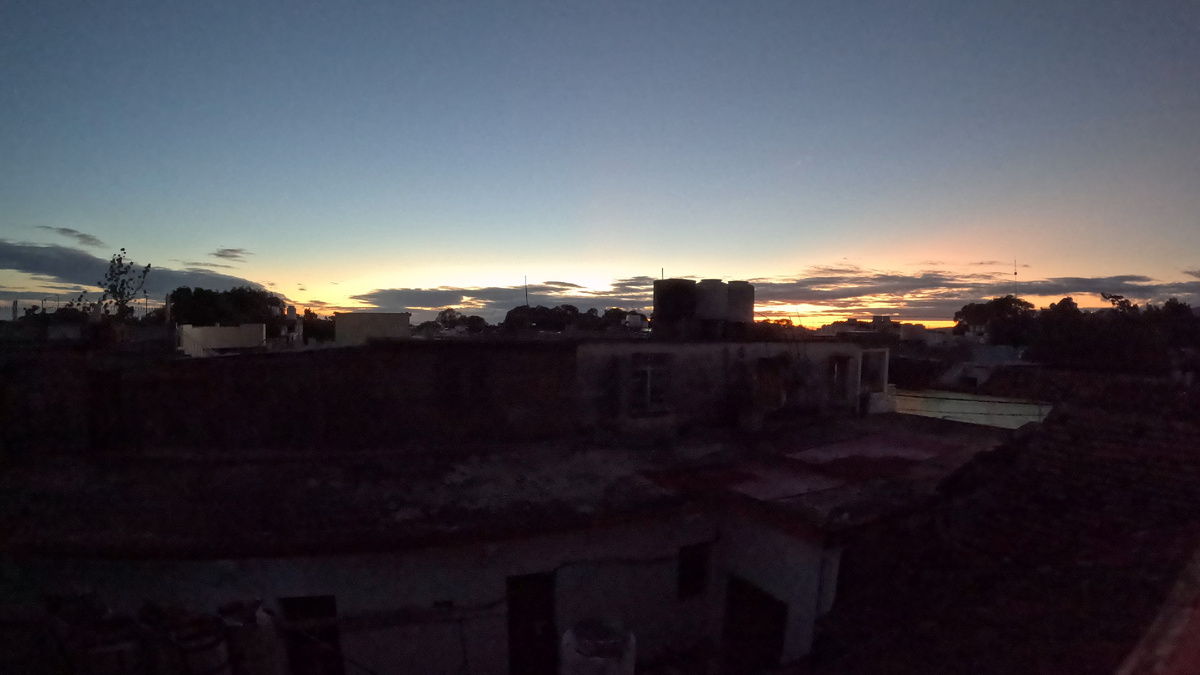 Город засыпает