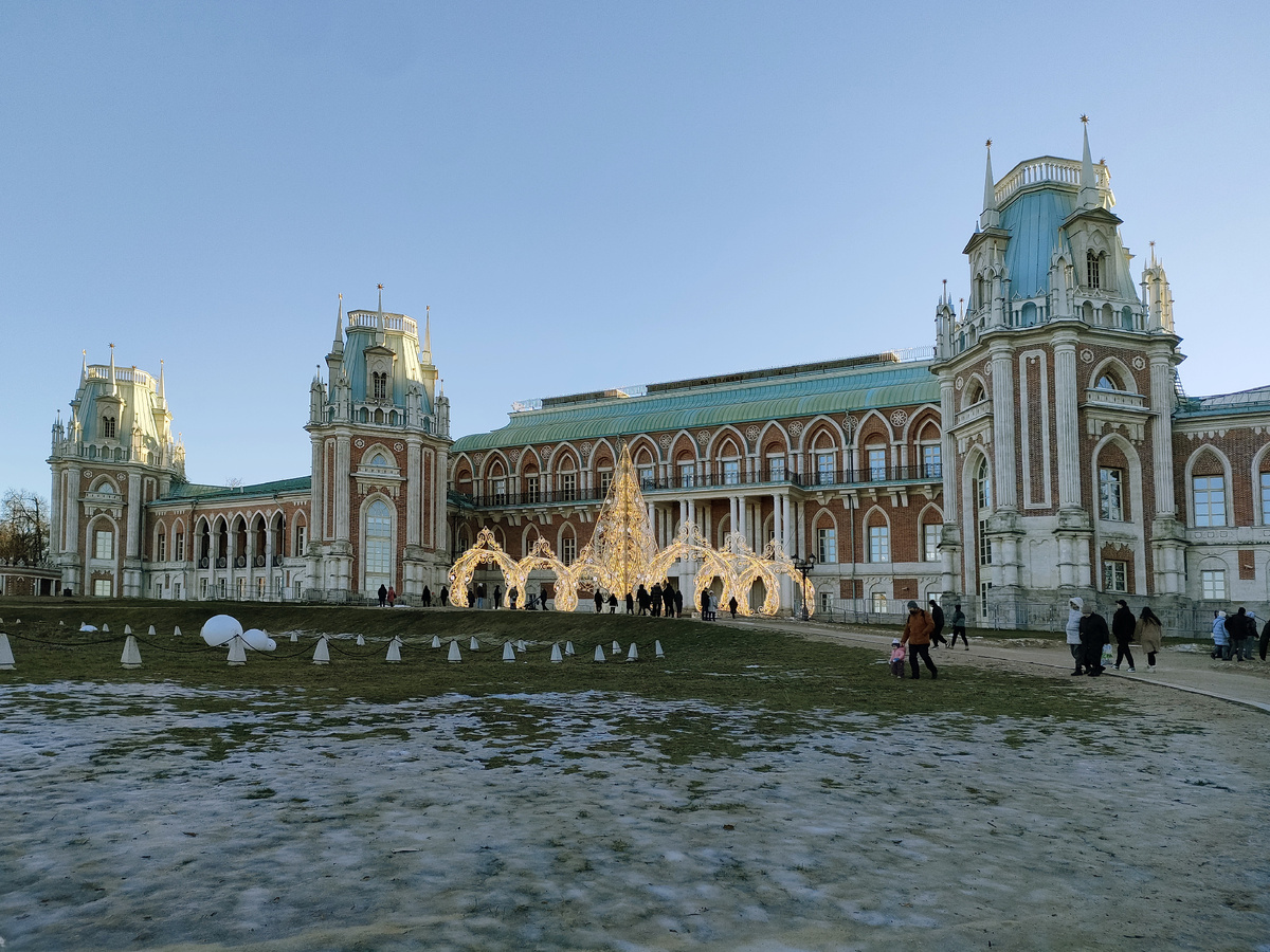 Царицыно, Большой дворец, северная сторона