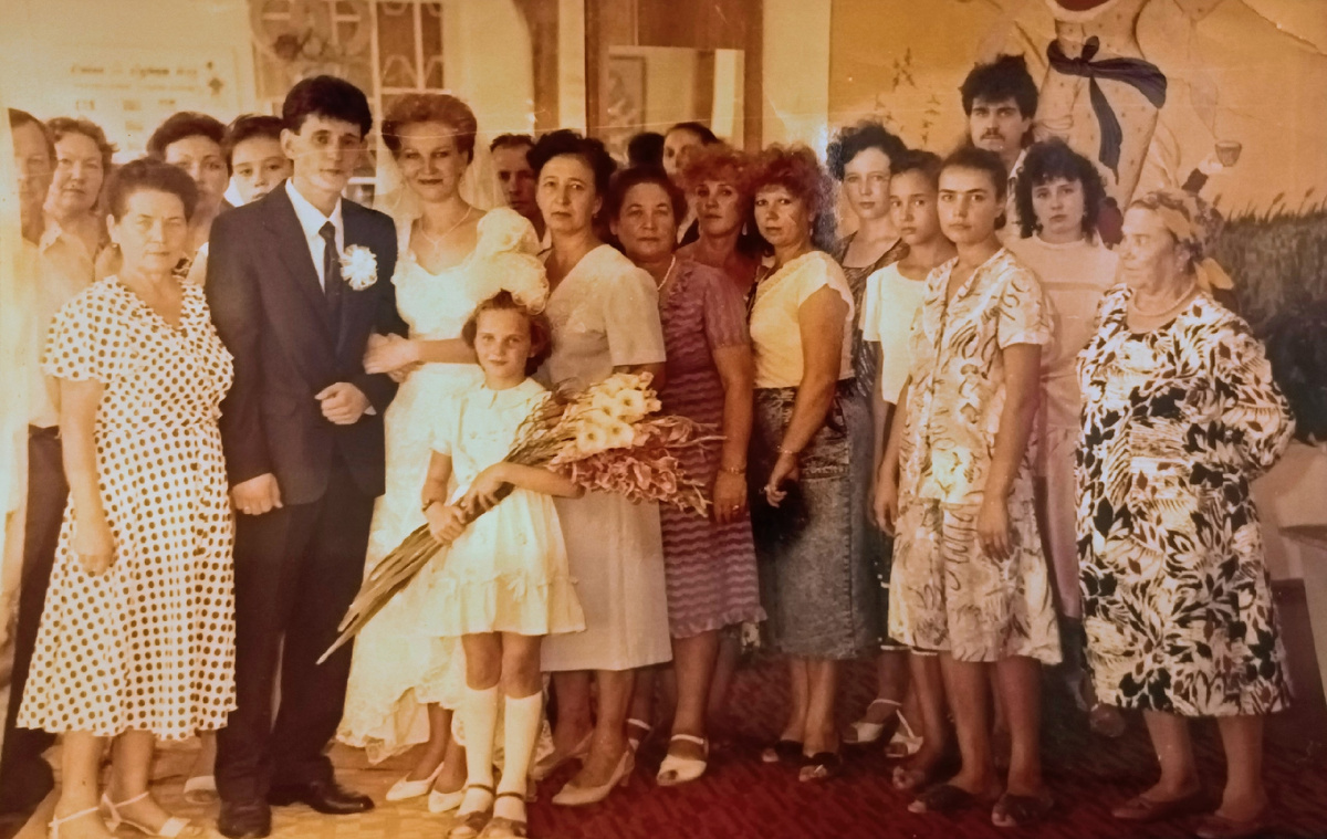 Свадьба Нели и Ильгиза Габдулхаковых. 1990 г. Из семейного архива семьи Габдулхаковых