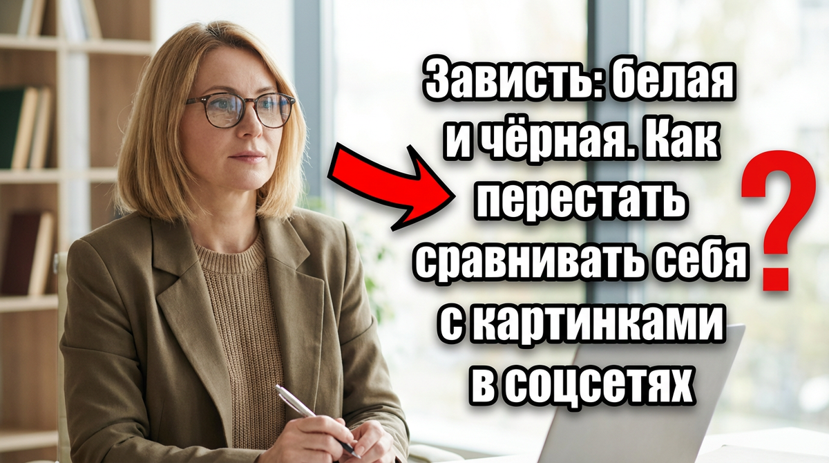 Зависть: белая и чёрная. Как перестать сравнивать себя с картинками в соцсетях
