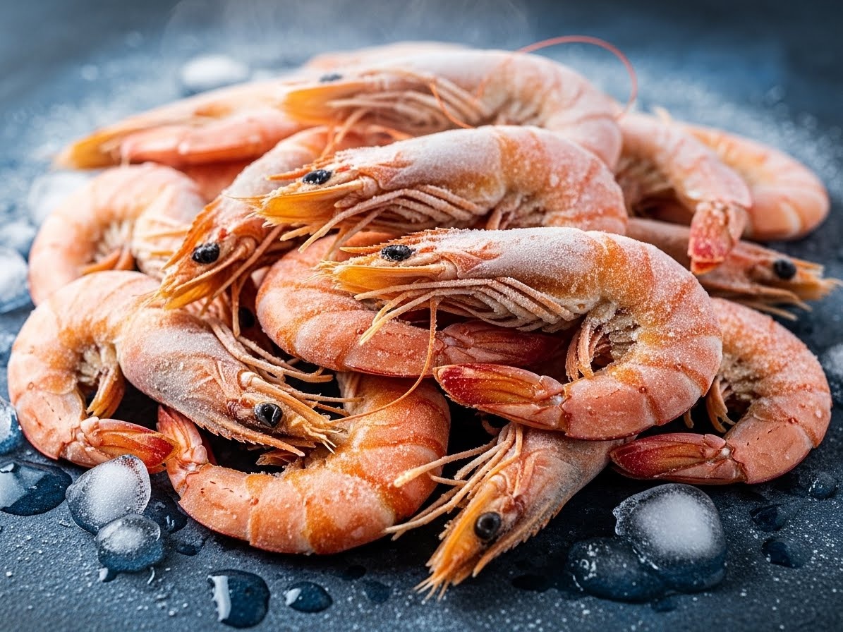 Подготовка креветок