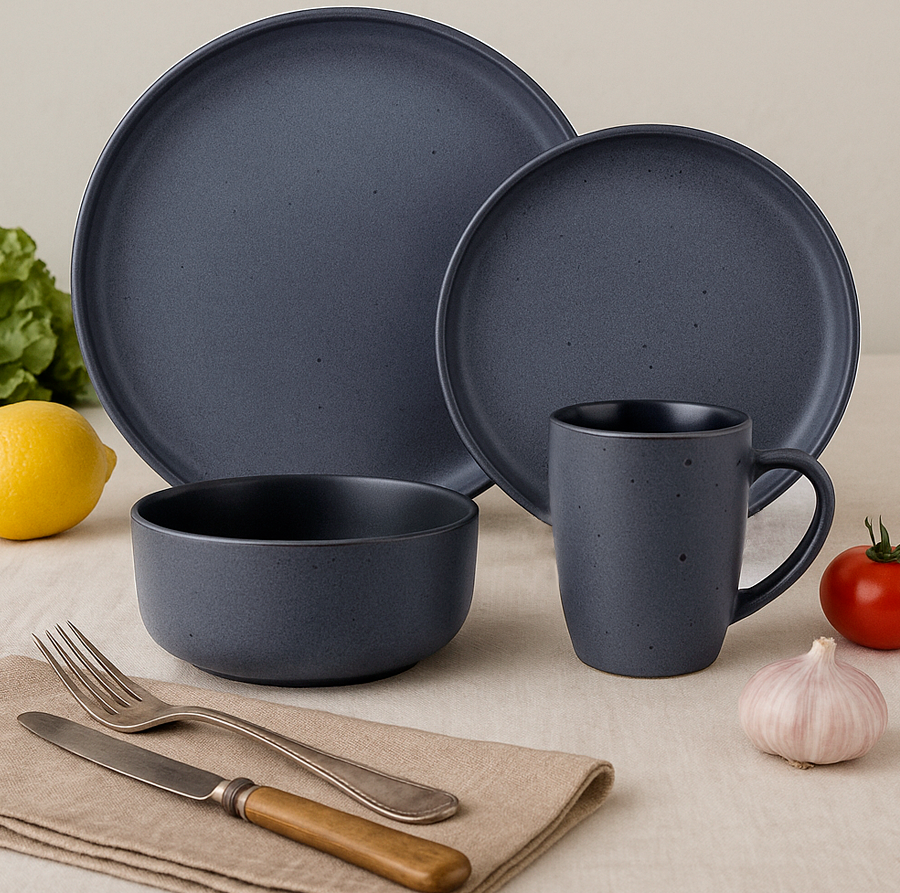 столовый набор из керамики LoliDream Blue Aurora