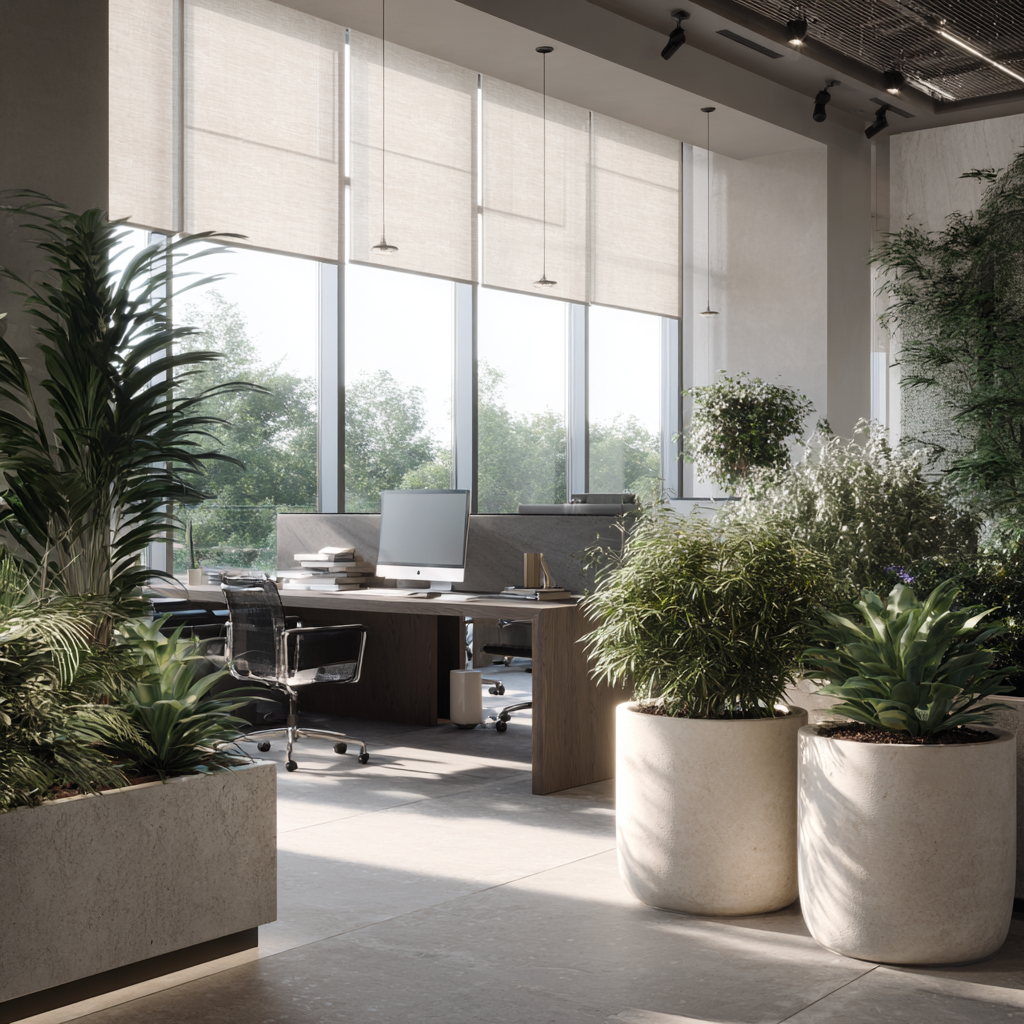 Растения для офиса с северными окнами