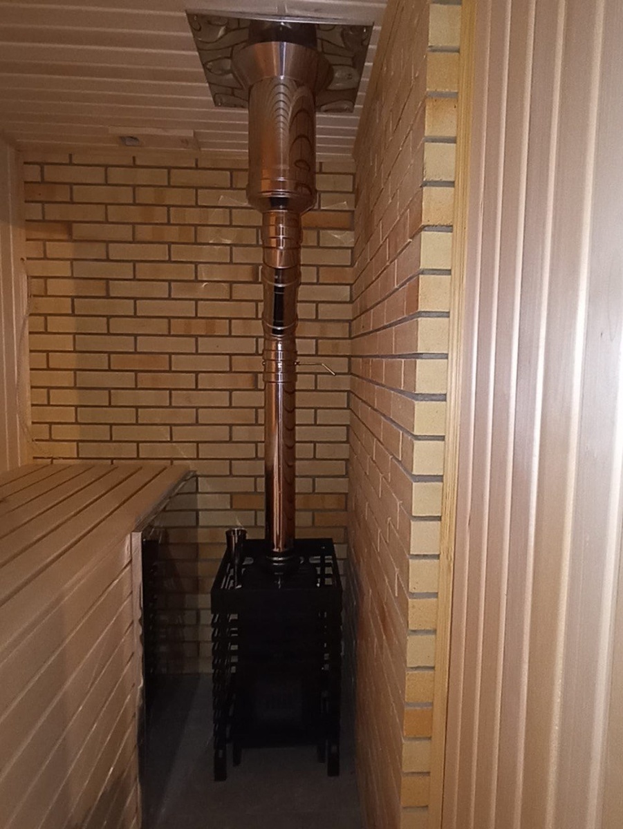 монтаж камина и дымохода под ключ