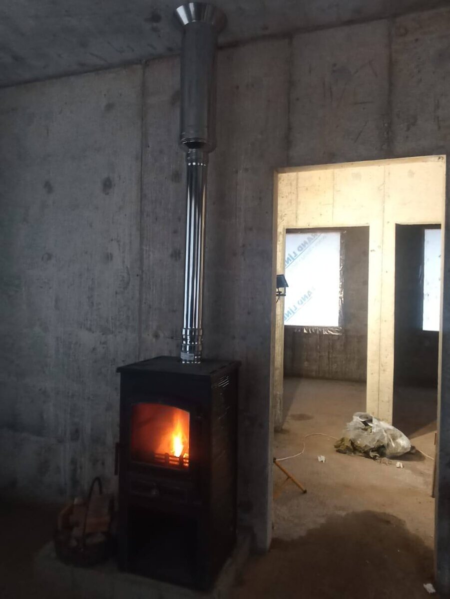 монтаж камина под ключ