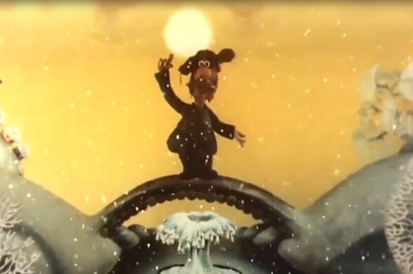     Кадр из мультфильма "Падал прошлогодний снег"
