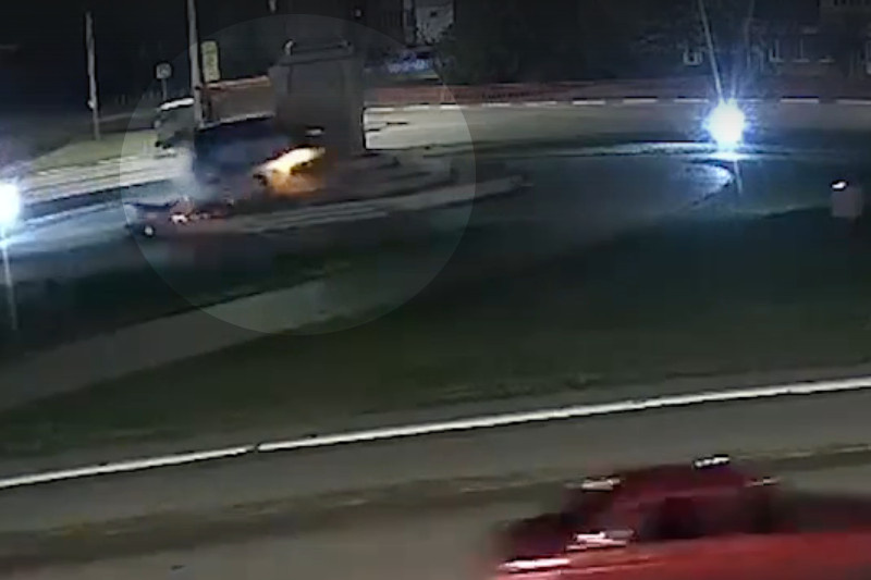    Скриншот с каров видеозаписи ДТП (фото: ГУ МВД по Волгоградской области)