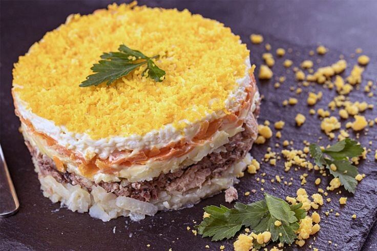 Салат "Мимоза"