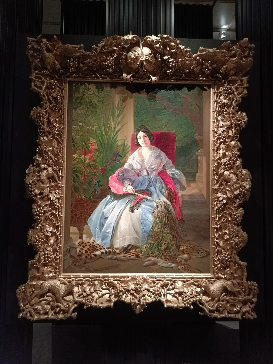 Карл Брюллов. Портрет светлейшей княгини E.П. Салтыковой. 1841 Холст, масло. Государственный Русский музей