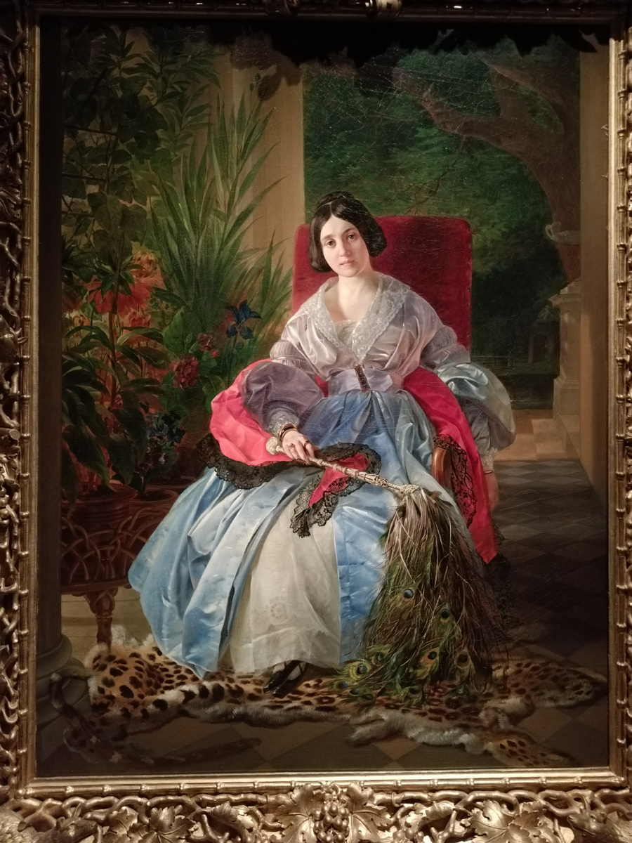 Карл Брюллов. Портрет светлейшей княгини E.П. Салтыковой. 1841 Холст, масло. Государственный Русский музей