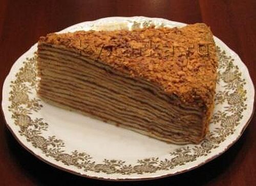 Торт «Шоколадный Наполеон»