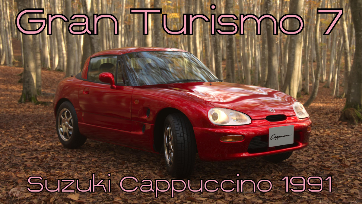 Suzuki Cappuccino 1991 — Японский Кофейный Десерт для Истинных Ценителей Автодрайва в мире Gran Turismo 7 🌍⚡️