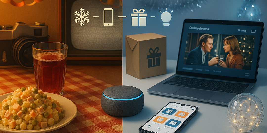 Новогодняя подготовка. Как было раньше — и как готовимся сейчас. Как технологии изменили главный праздник