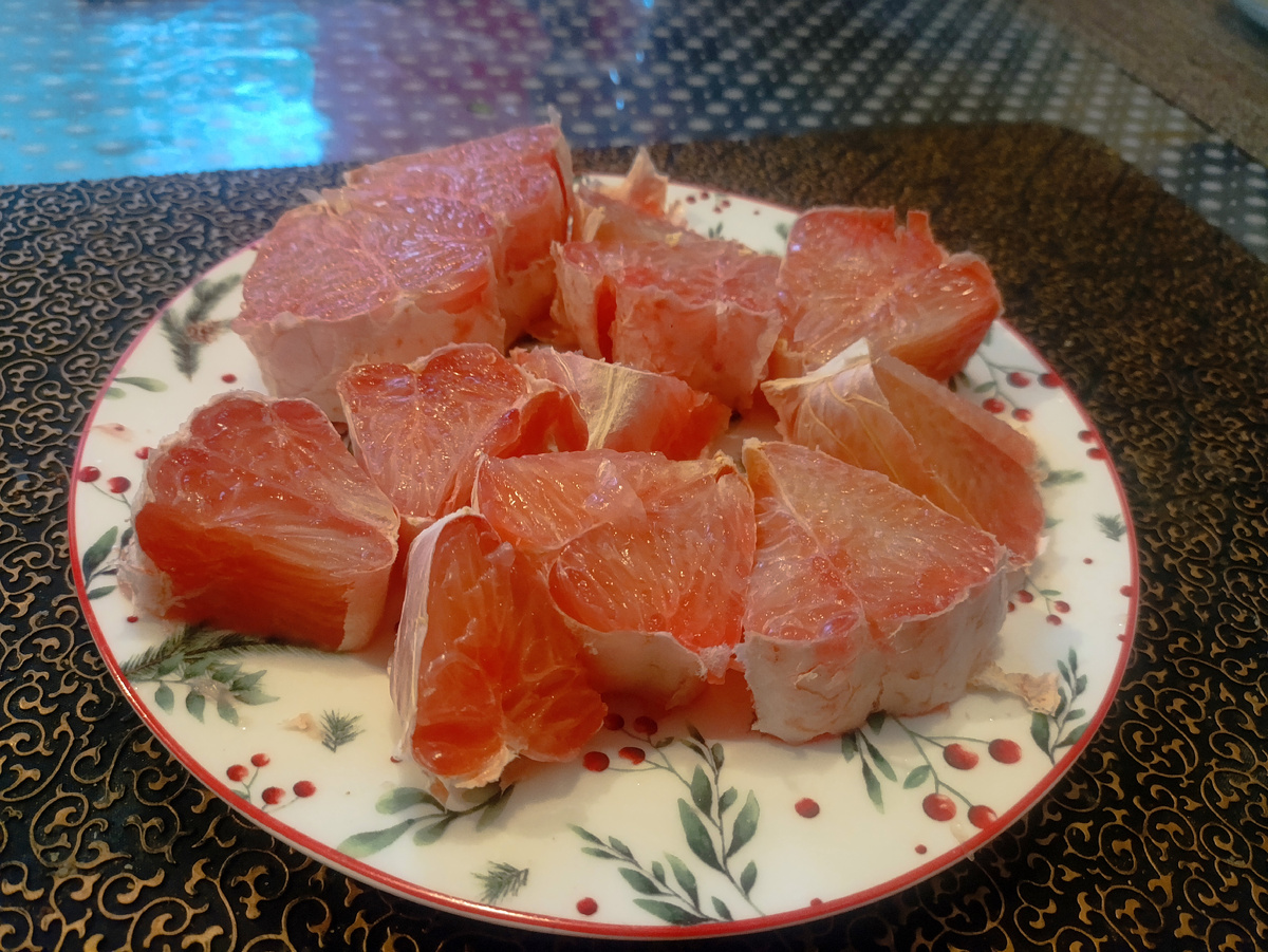 Второй прием пищи.