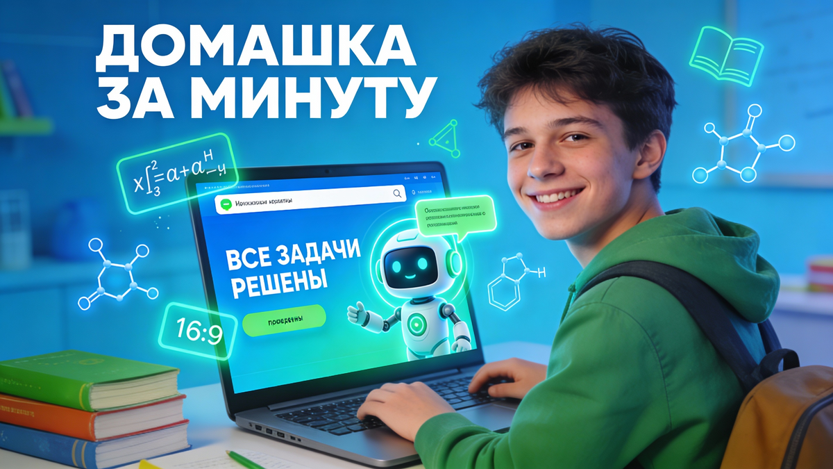Нейросеть решает любые школьные задачи за секунды