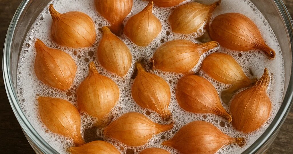 ОТ УРОЖАЯ НЕ БУДЕТ ОТБОЯ: замочите лук в соде перед посадкой