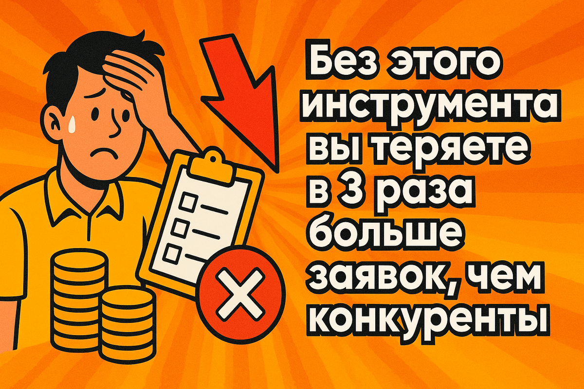 Без этого инструмента вы теряете в 3 раза больше заявок, чем конкуренты