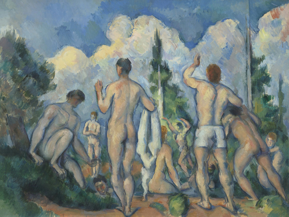 Картина П. Сезанна «Купание» (1894). Артикул: 142798