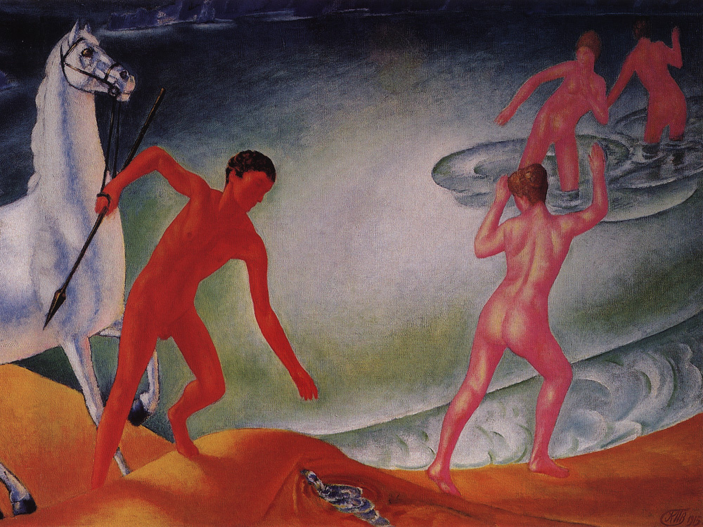 Картина К. Петрова-Водкина «Жаждущий воин» (1915). Артикул: 144051