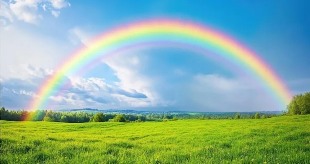 А еще радуга похожа на месяц, только это еще лучше наверное и намного приятнее смотреть. Если увидите, то загадывайте все желания, что придут в этот момент. Никогда не забывайте, ведь это очень важно.