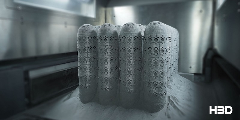 Печать ацетабулярных чашек на 3D‑принтере HBD 400 (фото: HBD)