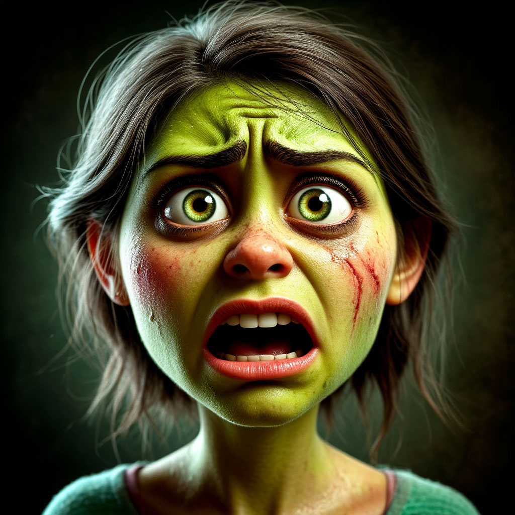 Эмоция отвращение. Источник: ИИ