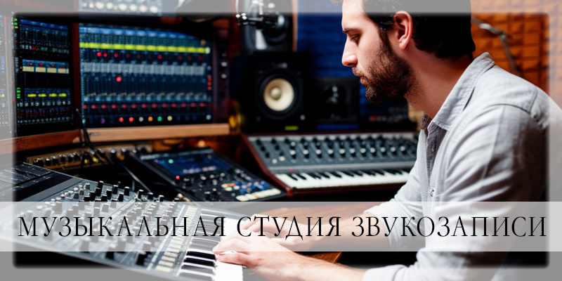 Музыкальная студия и студия звукозаписи