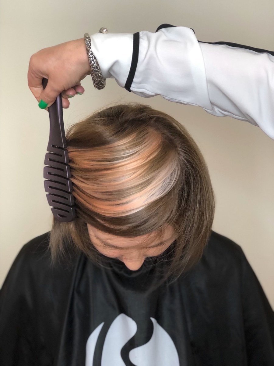 Креативное окрашивание волос. Салон красоты Maesteria Coloristic.