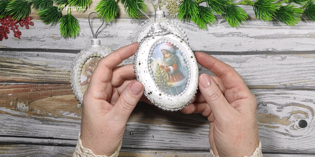 НОВОГОДНИЕ УКРАШЕНИЯ ИЗ КРЫШЕК.