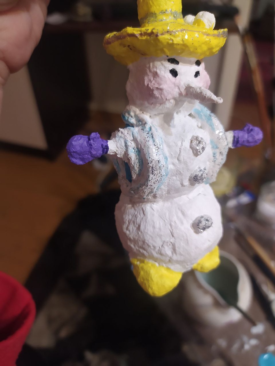 Здесь он еще не до конца расписан, но поверьте на слово - в итоговом варианте краше он не стал.