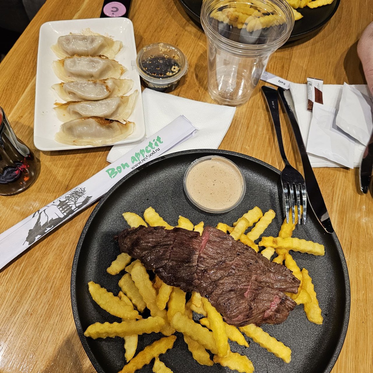 Кола - без сахара )) Картошка - без масла ))