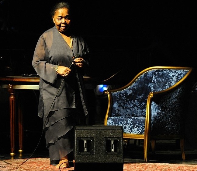 Сезария Эвора в Кремле.