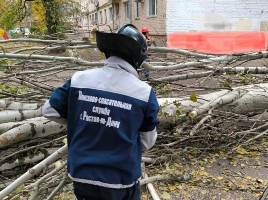    Непогода в Ростове // фото: телеграм-канал Алексей Логвиненко