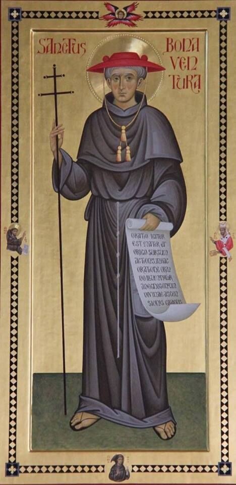 католическая икона св. Бонавентуры