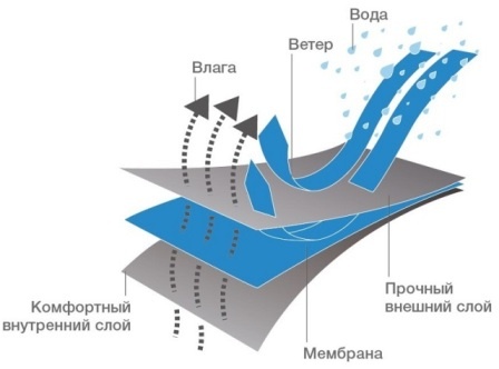 Устроиство мембранной ткани