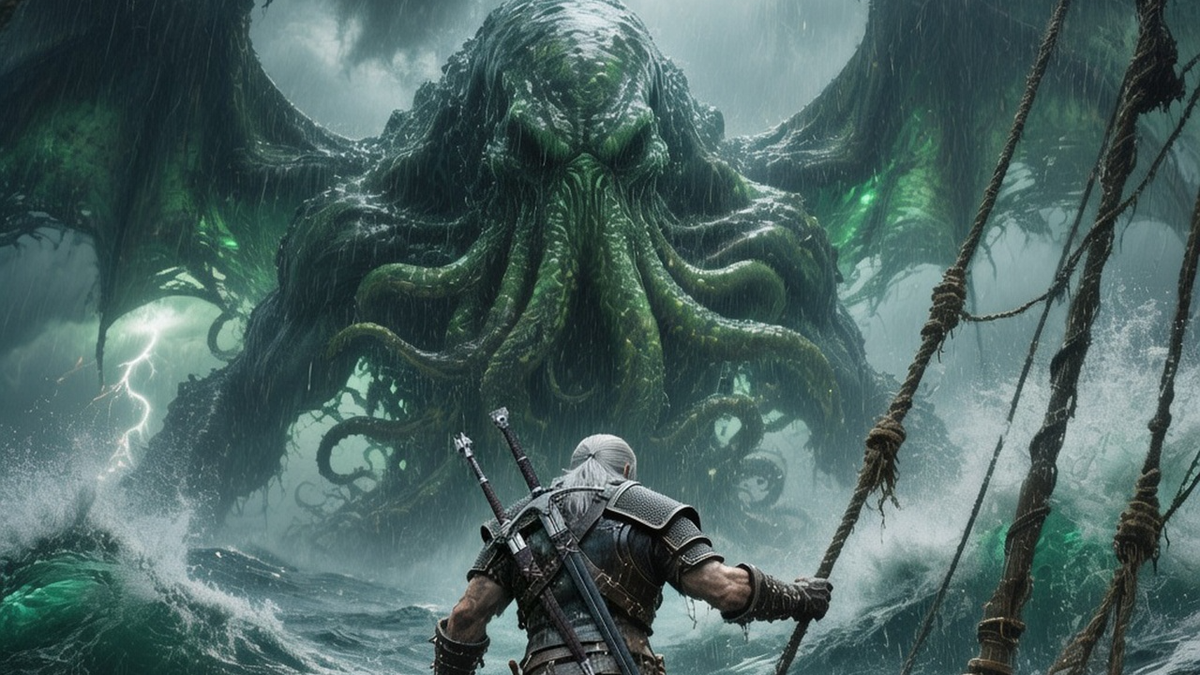 Нейросеть «столкнула» Геральта с Джокером, Зангиевым и Ктулху