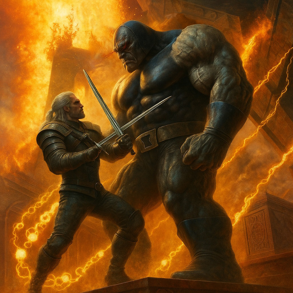 Геральт и Дарксайд (DC)