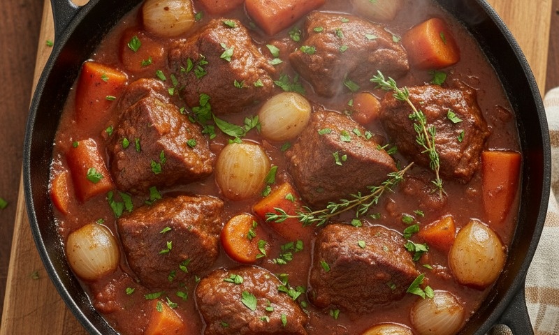 Томлёная говядина на сковороде: мой простой рецепт мяса, которое тает во рту, самый лучший способ сделать жесткое мясо мягким