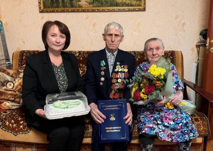 Супруги Левагины в Год семьи отметили юбилей семейной жизни – 70 лет вместе