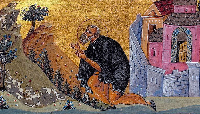 Св. Иоанн Молчальник (византийская миниатюра). Фото: wikipedia.org