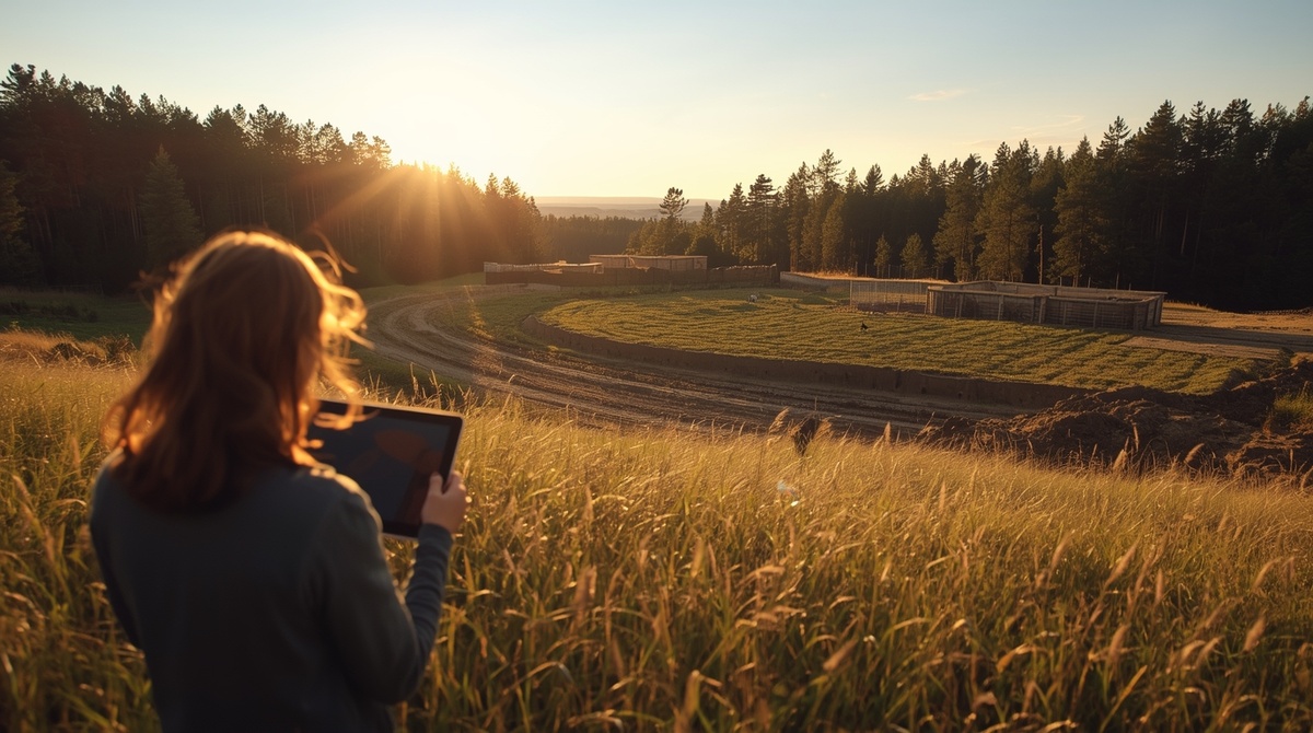 Пример ещё пустого участка