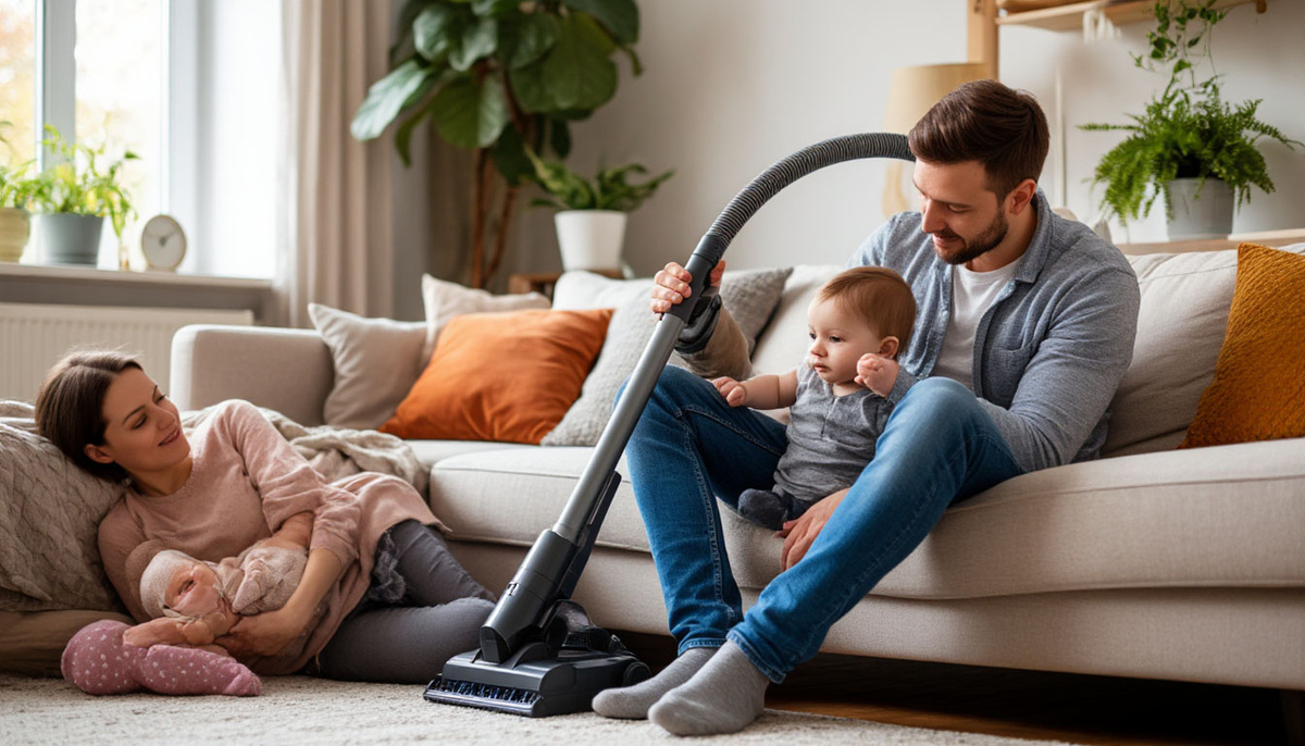 Муж работает, жена отдыхает