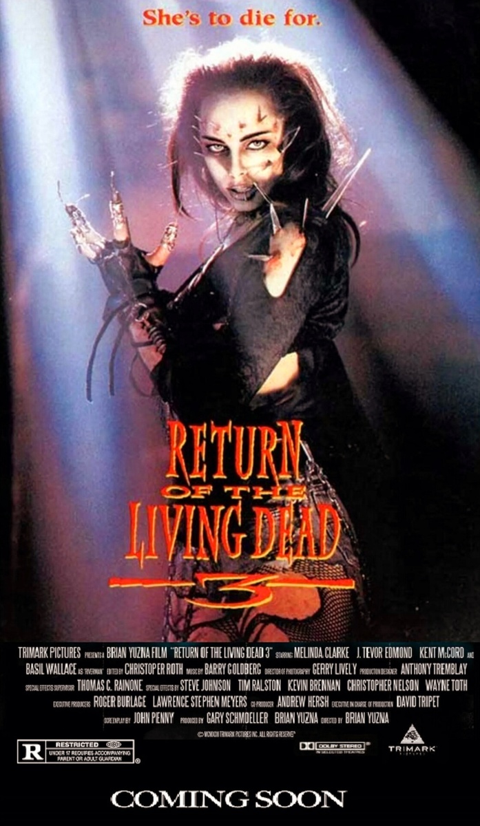 постер из фильма "Возвращение живых мертвецов 3" 